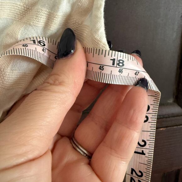 MARA HOFFMAN | Whitney Cotton Windowpane Wide Leg Jumpsuit Cover up Extra Small - Picture 9 of 9